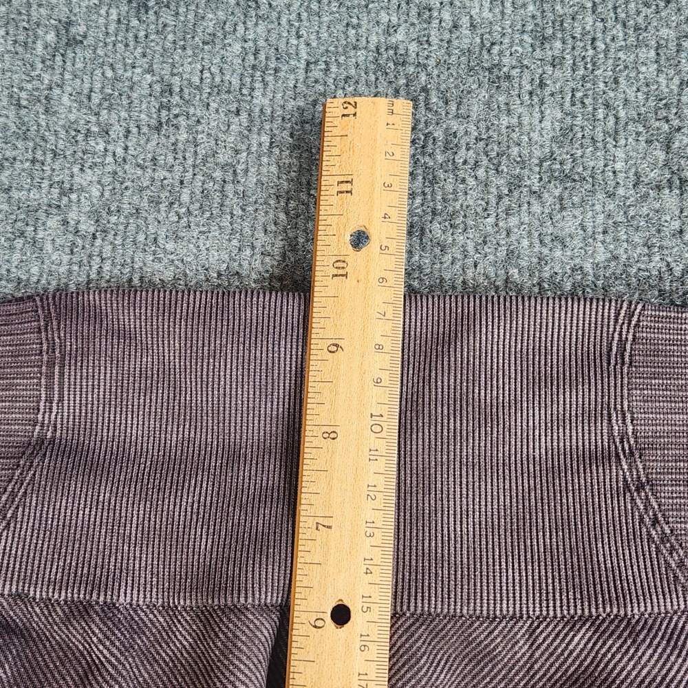 Aerie Chill Play Move 7/8 Leggings Womens Medium Brown Ribbed Seamless High Rise - Picture 7 of 9